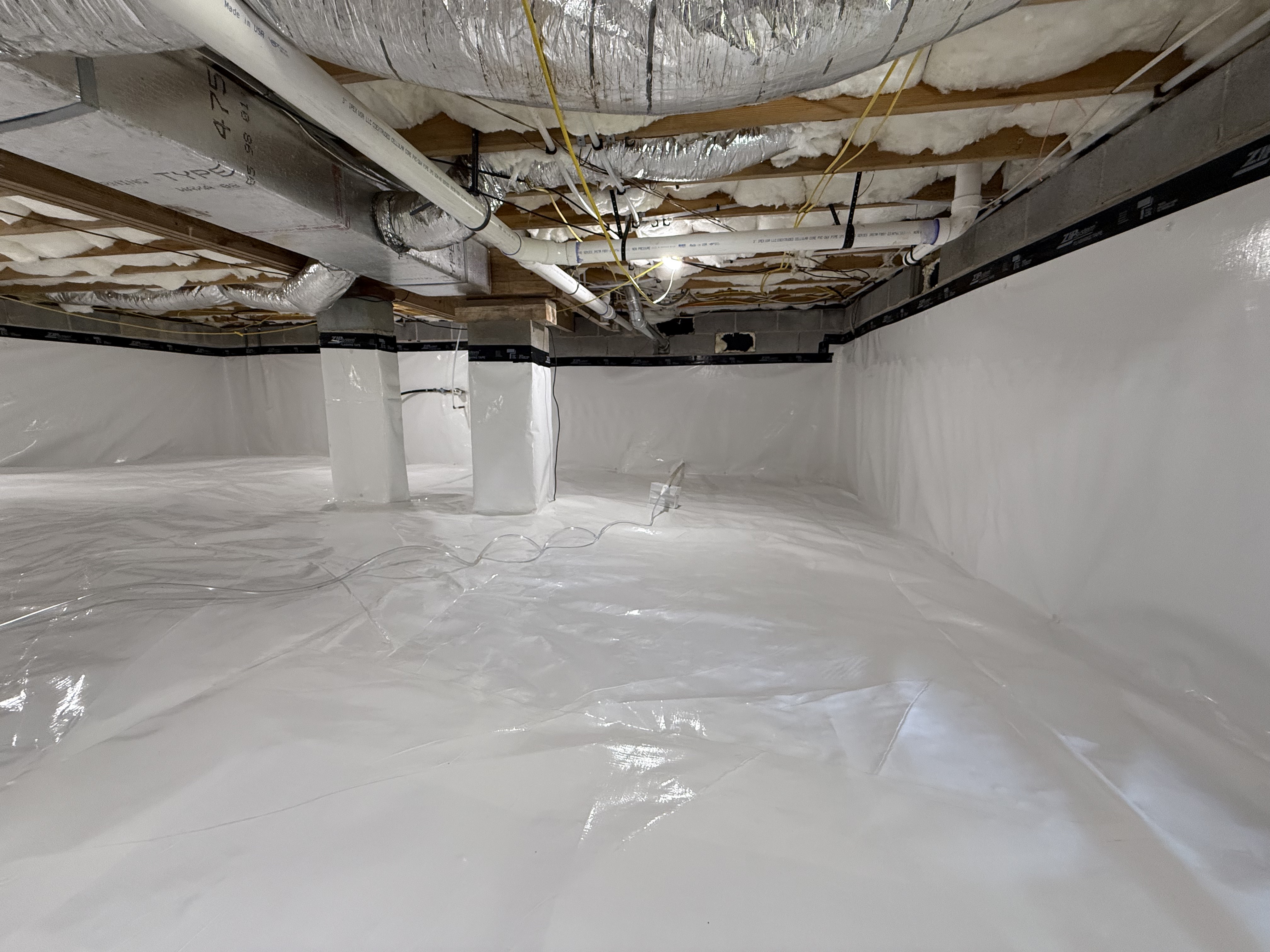 After crawl space encapsulation
