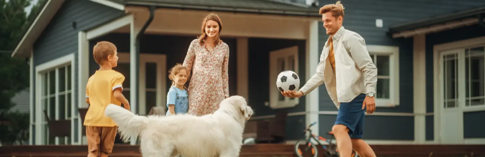 family outside